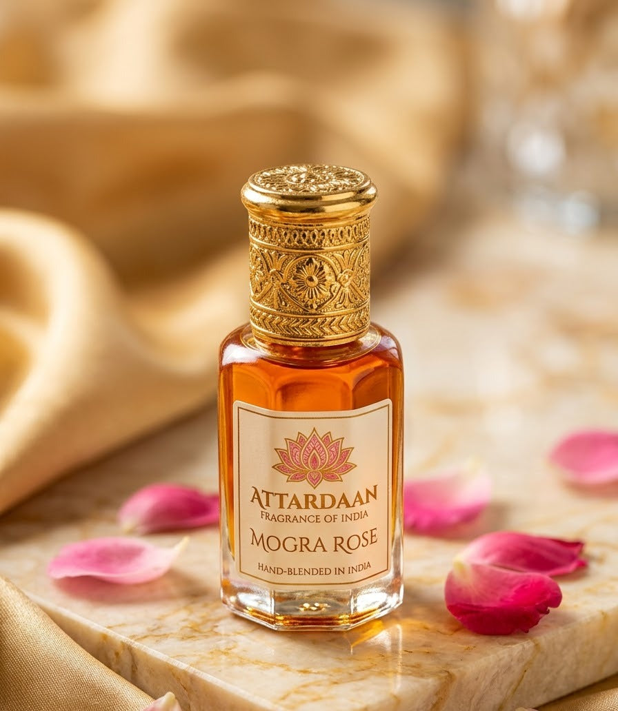 Mogra Rose — Red Rose, Mogra & Musk Attar by Attardaan India