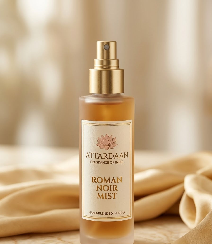 Roman Noir Mist — Floral Woody Body Mist by Attardaan India
