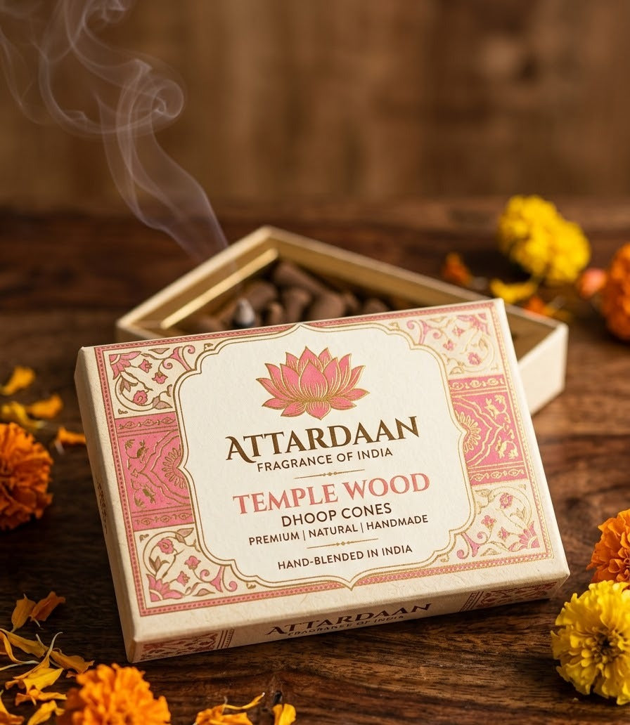 Temple Wood — Sandalwood & Incense Eau de Parfum by Attardaan India