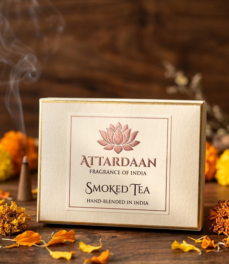 Smoked Tea — Black Tea, Leather & Incense Extrait de Parfum for Men by Attardaan India