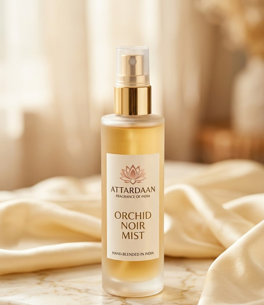 Orchid Noir Mist — Dark Floral Body Mist by Attardaan India