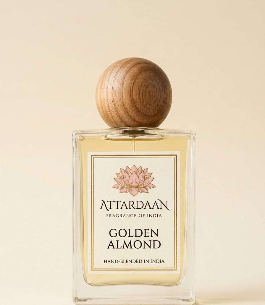 Golden Almond — Vanilla, Cinnamon & Almond Eau de Parfum by Attardaan India