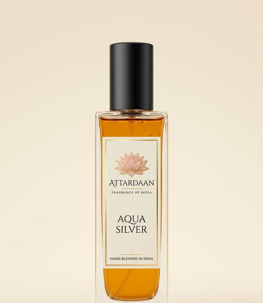 Aqua Silver — Citrus & Musk Eau de Parfum for Men by Attardaan India
