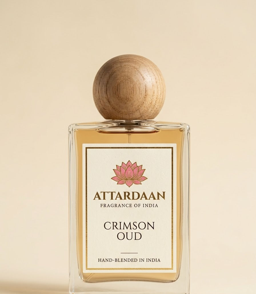 Crimson Oud — Rose & Amber Eau de Parfum by Attardaan India