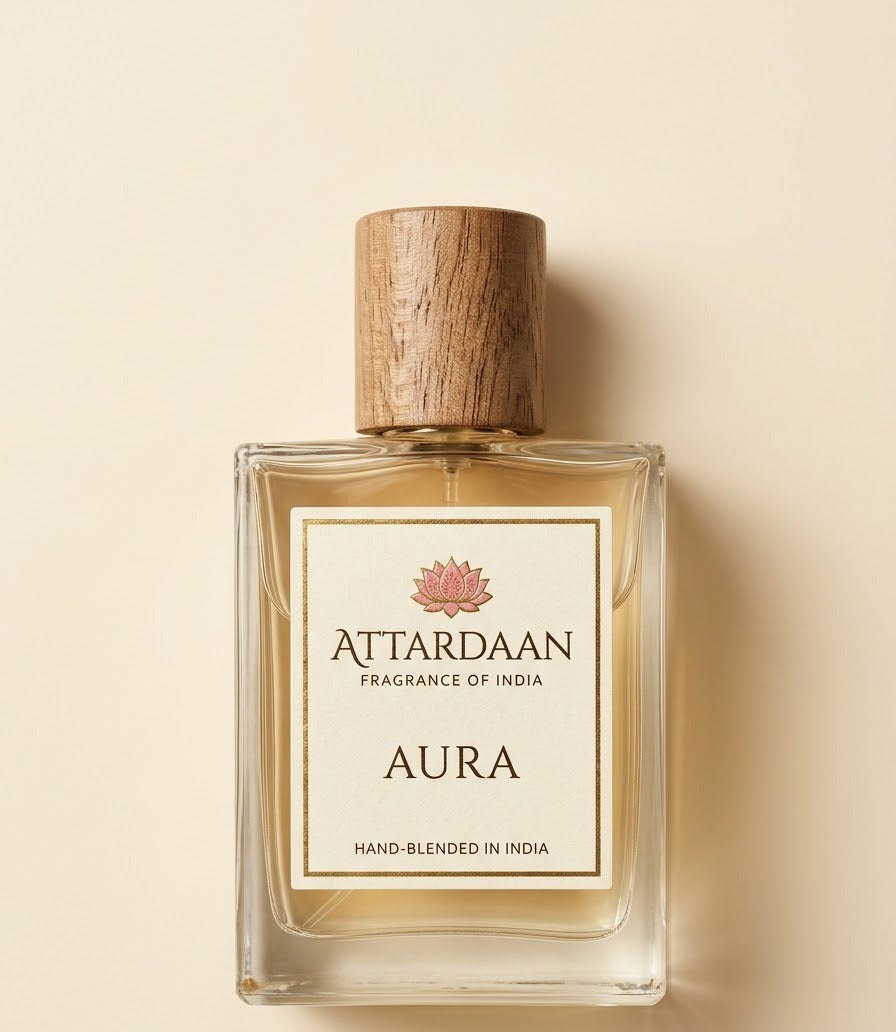 Aura — Signature Woody Amber Extrait de Parfum by Attardaan India