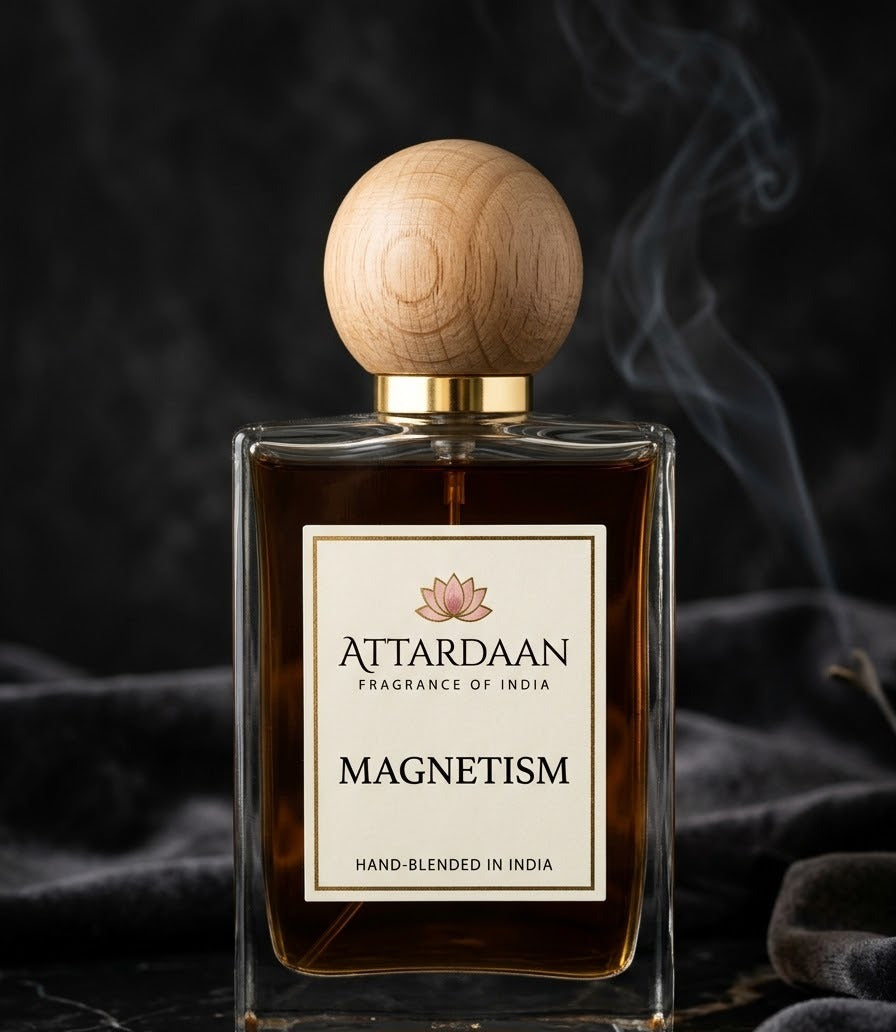 Magnetism — Ginger & Leather Eau de Parfum for Men by Attardaan India