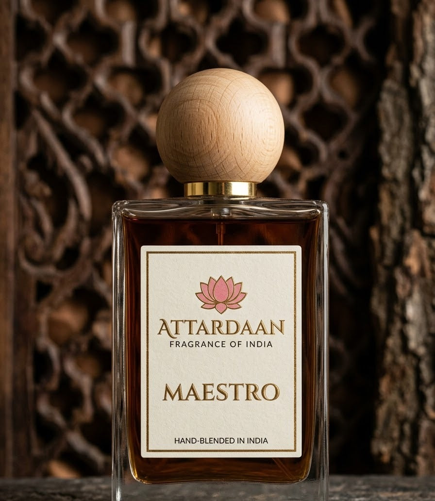 Maestro — Bergamot, Amber & Sandalwood Eau de Parfum by Attardaan India