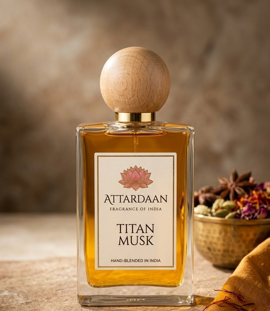 Titan Musk — Spice & Amber Eau de Parfum for Men by Attardaan India