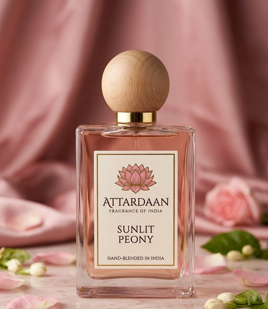 Sunlit Peony — Fruity Floral Eau de Parfum for Women by Attardaan India