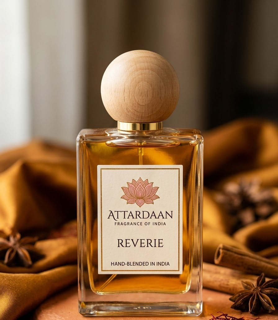 Reverie — Black Tea, Ginger & Musk Extrait de Parfum by Attardaan India