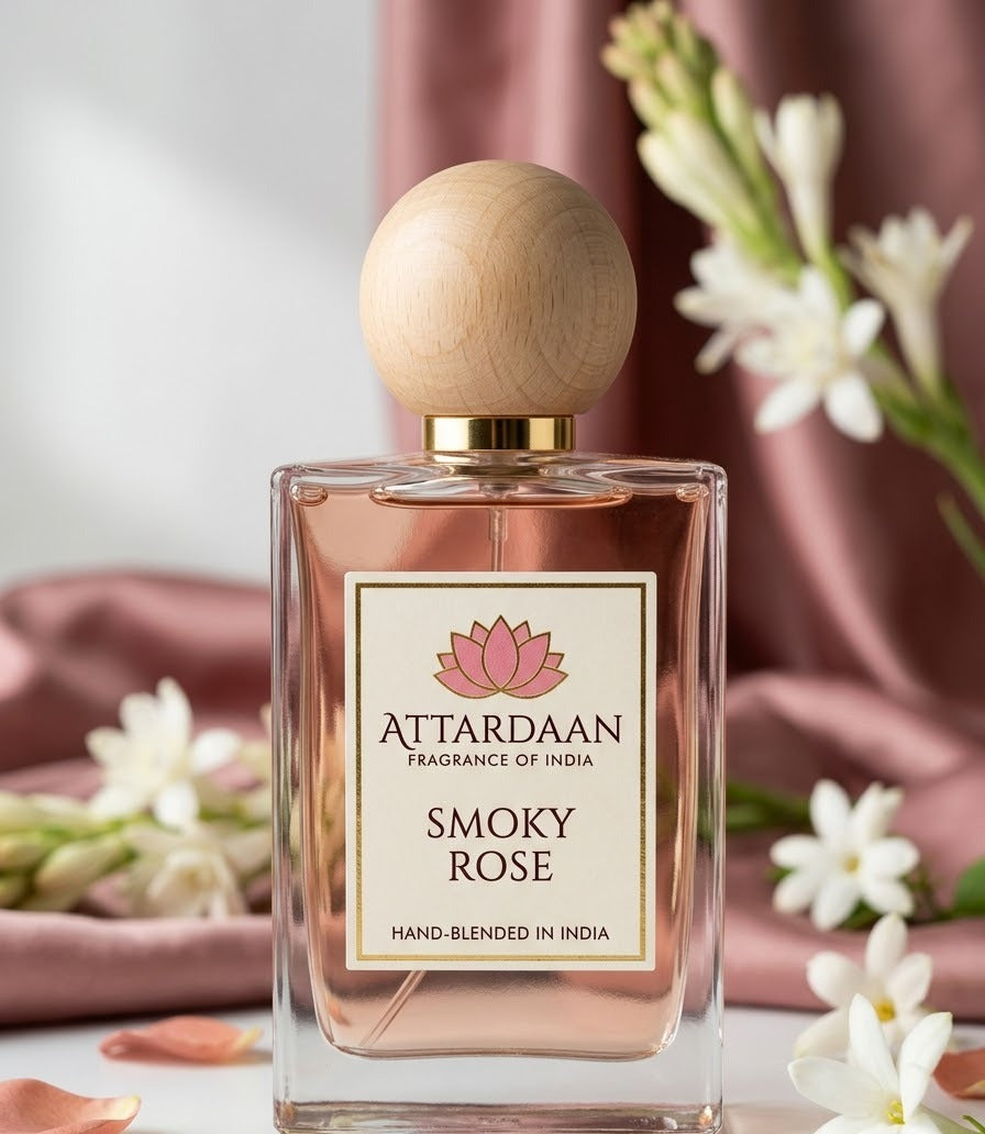 Smoky Rose — Tobacco & Amber Eau de Parfum by Attardaan India