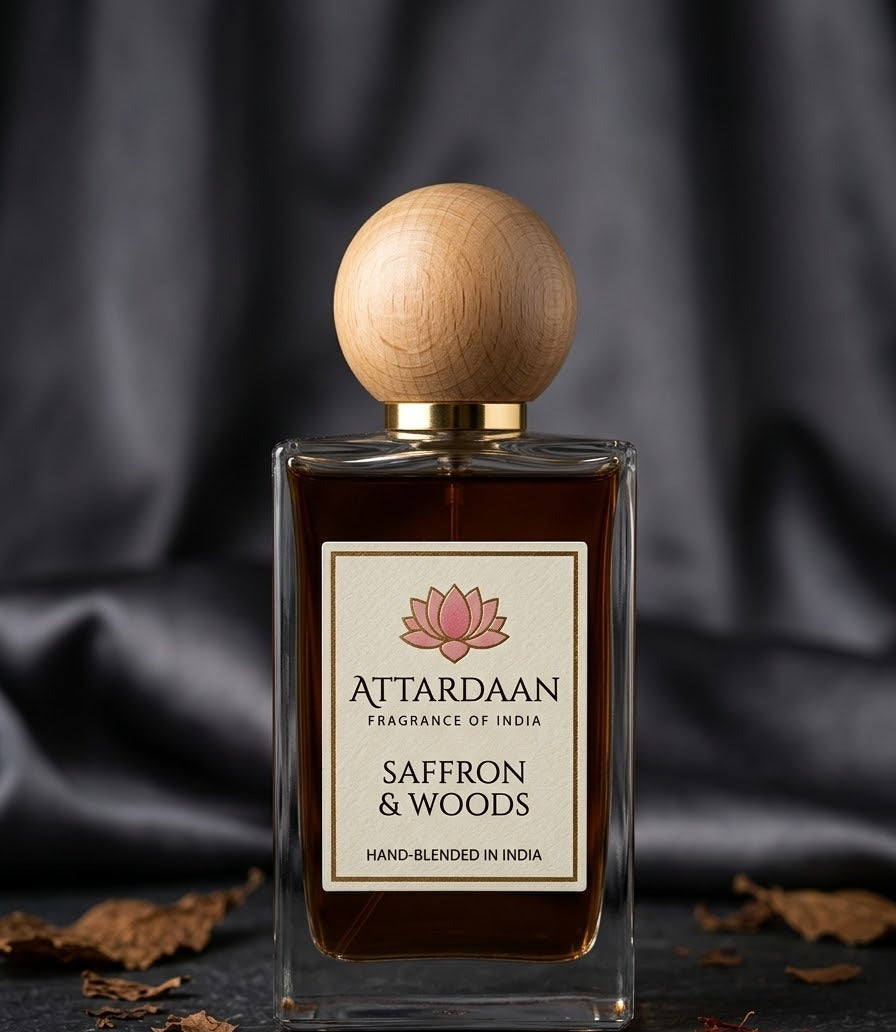 Saffron & Woods — Saffron, White Oud & Tobacco Eau de Parfum by Attardaan India