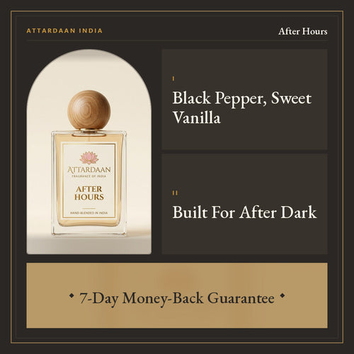 After Hours — Pepper & Vanilla Eau de Parfum for Men