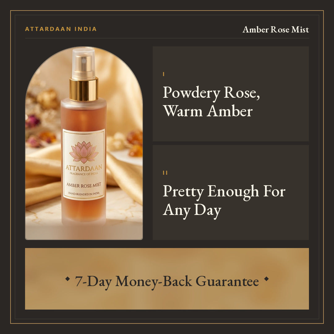 Amber Rose Mist — Rose & Amber Body Mist