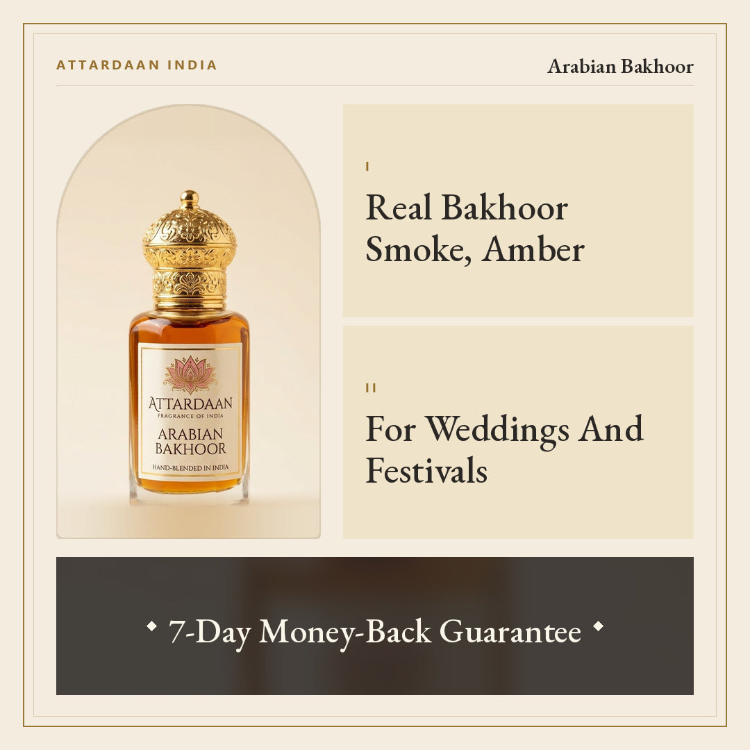 Arabian Bakhoor — Smoky Charcoal, Florals & Amber Eau de Parfum
