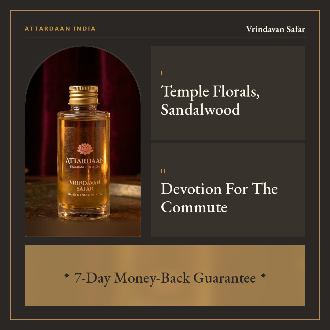 Vrindavan Safar — Banke Bihari Pooja Car Perfume