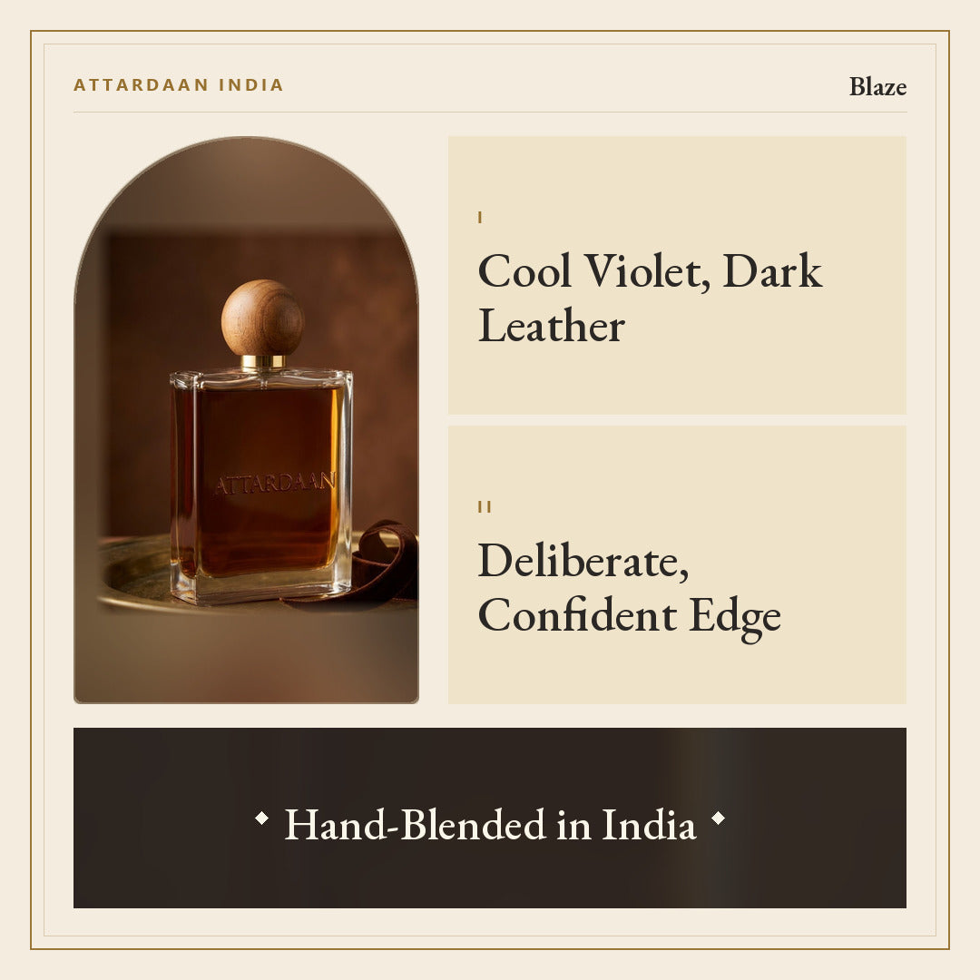 Blaze — Violet, Leather & Smoke Eau de Parfum for Men