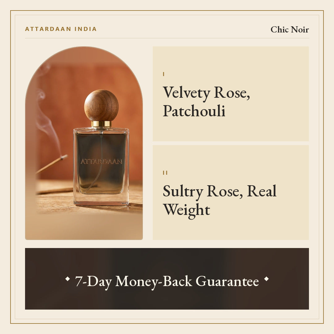 Chic Noir — Rose & Patchouli Eau de Parfum for Women