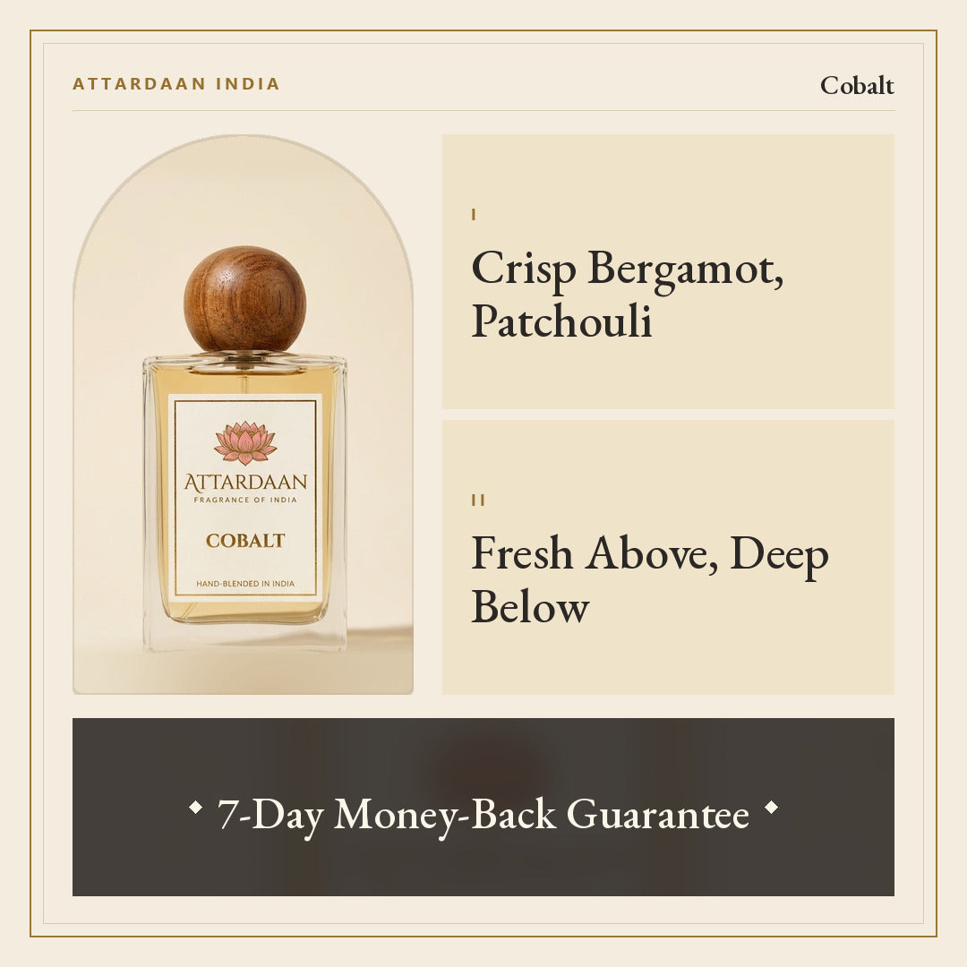 Cobalt — Bergamot & Patchouli Eau de Parfum for Men