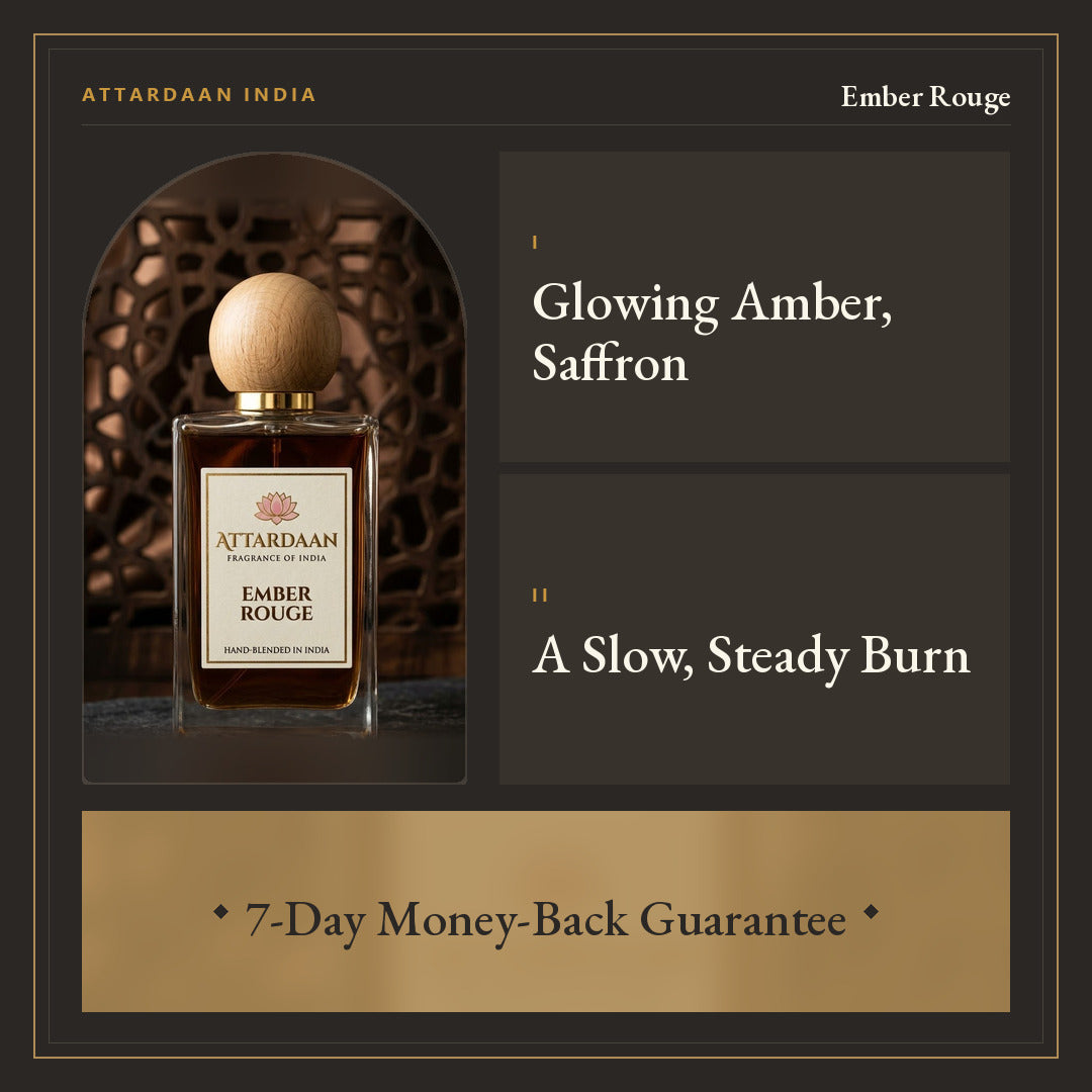 Ember Rouge — Amber, Saffron & Cedar Extrait de Parfum