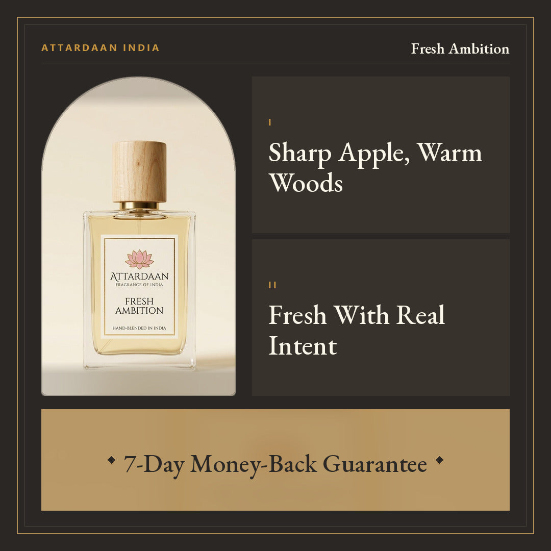 Fresh Ambition — Apple & Woods Eau de Parfum for Men — Attardaan India