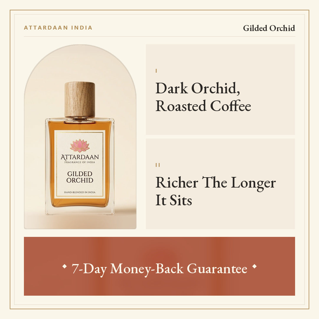 Gilded Orchid — Coffee & Vanilla Eau de Parfum — Attardaan India