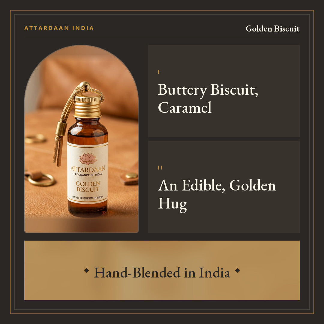 Golden Biscuit — Caramel & Vanilla Eau de Parfum — Attardaan India