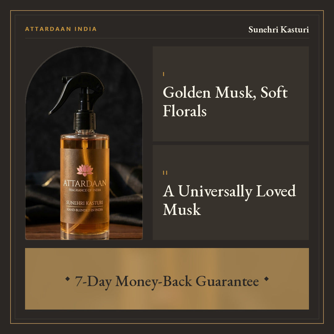 Sunehri Kasturi — Golden Musk Room Spray