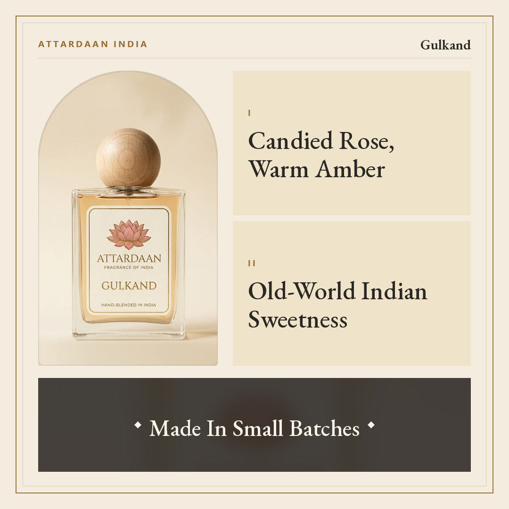 Gulkand — Rose & Amber Eau de Parfum — Attardaan India