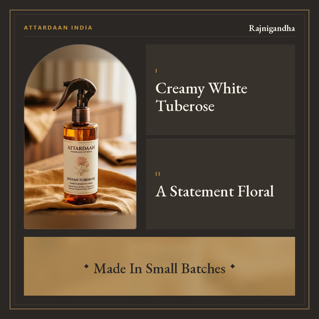 Rajnigandha — Indian Tuberose Room Spray — Attardaan India