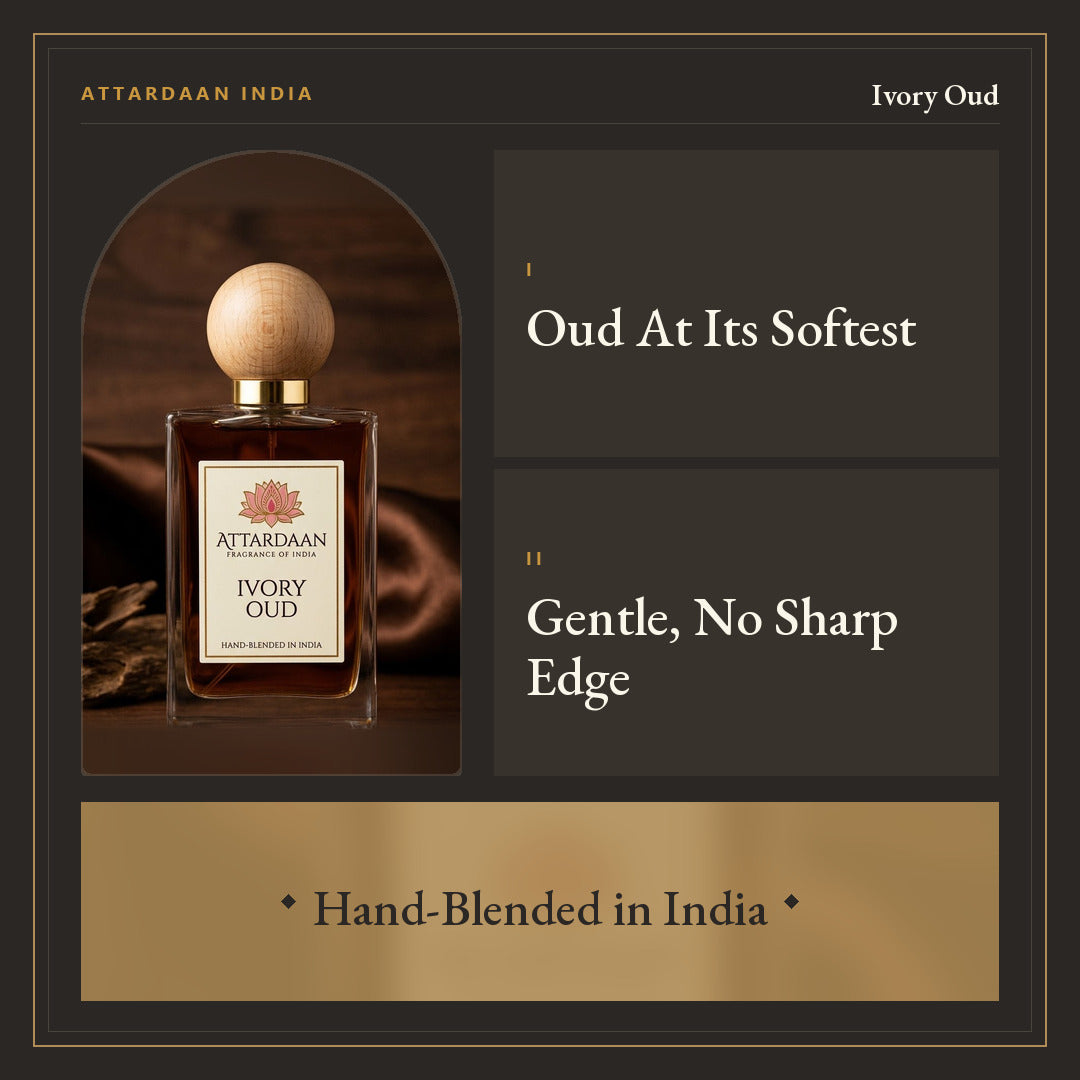 Ivory Oud — Soft Woods & Musk Eau de Parfum — Attardaan India