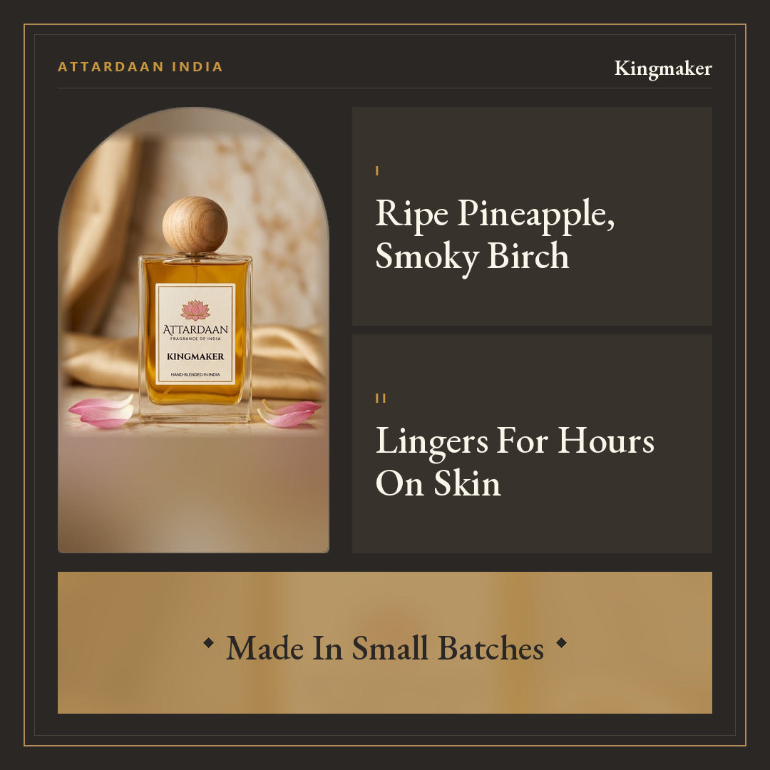 Kingmaker — Pineapple, Birch & Ambroxan Eau de Parfum for Men — Attardaan India