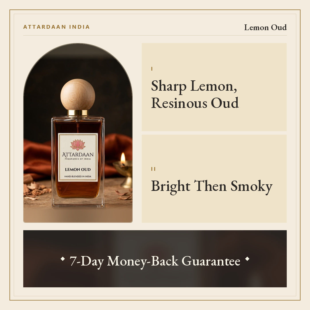 Lemon Oud — Citrus & Woods Eau de Parfum — Attardaan India