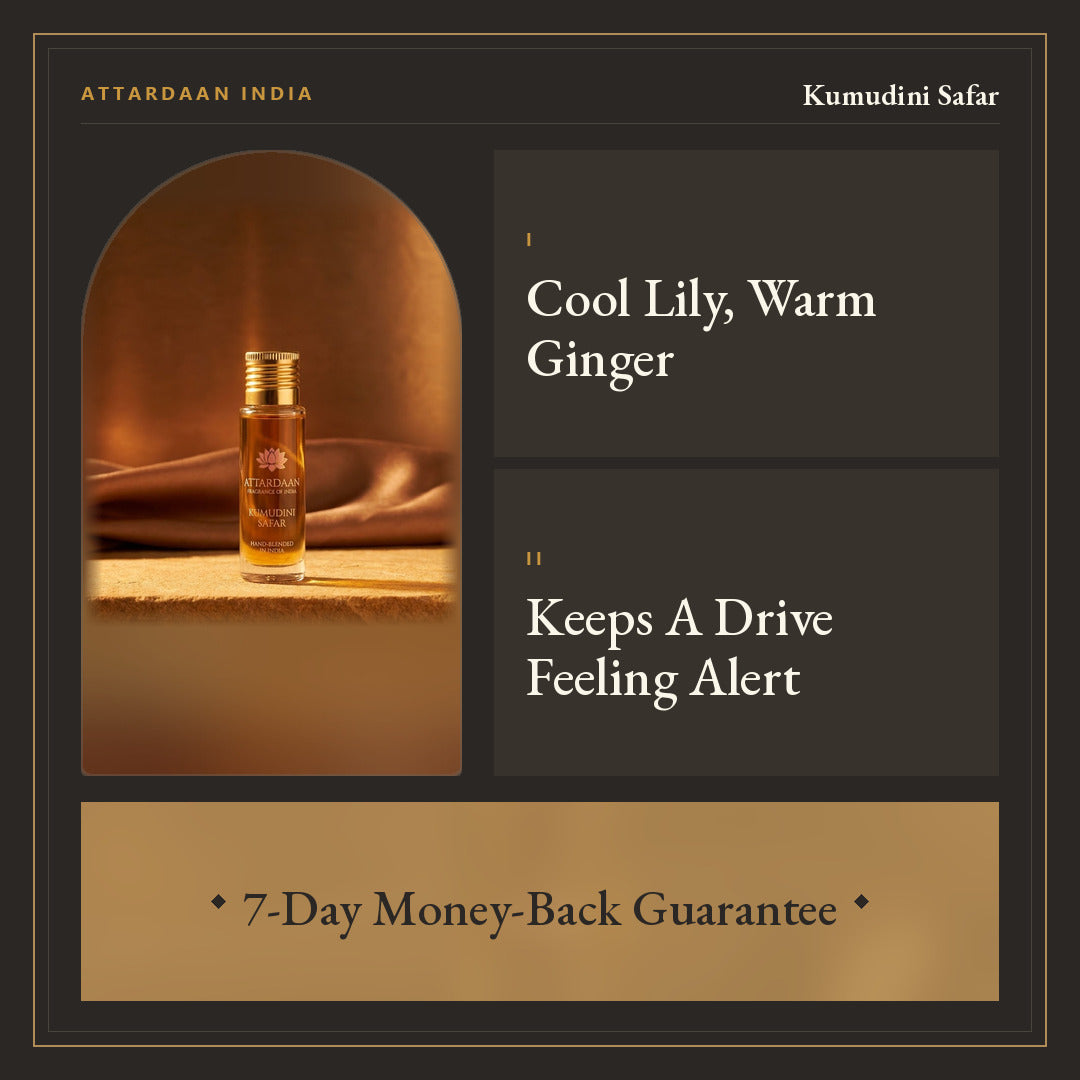 Kumudini Safar — Lily & Ginger Car Perfume — Attardaan India