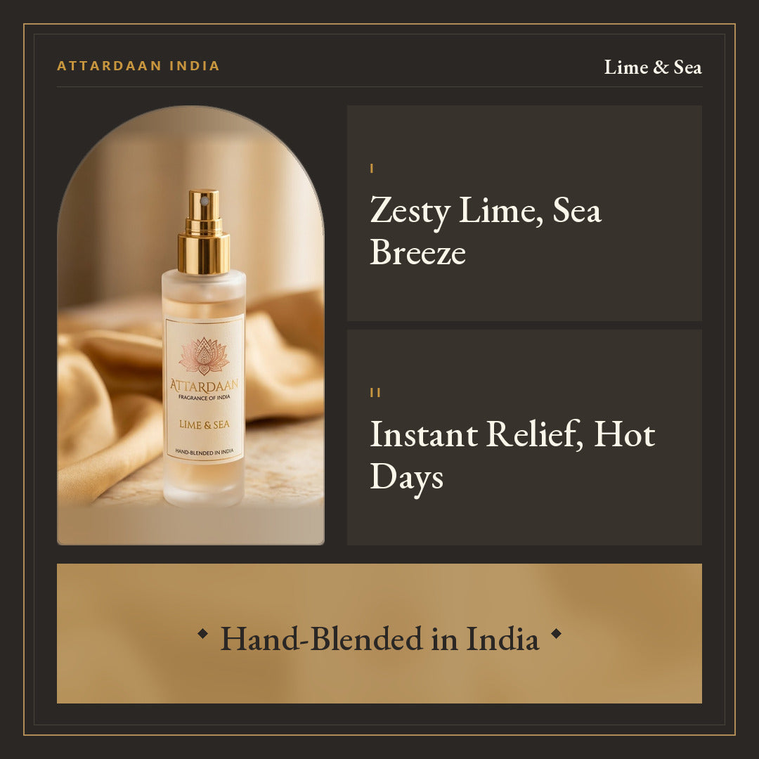 Lime & Sea — Aquatic Citrus Body Mist — Attardaan India