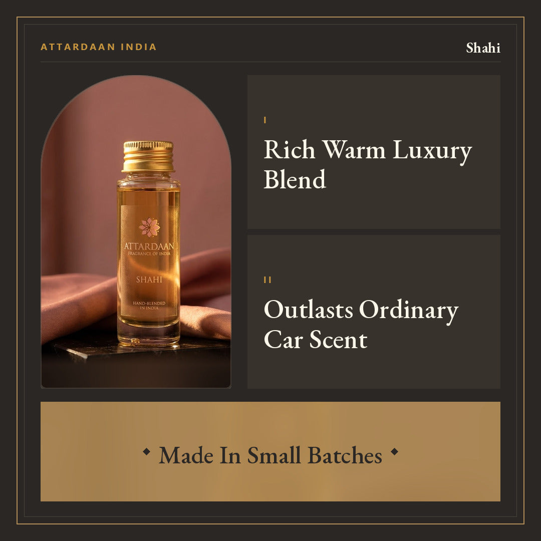 Shahi — Luxury Car Perfume (90% Concentrate) — Attardaan India