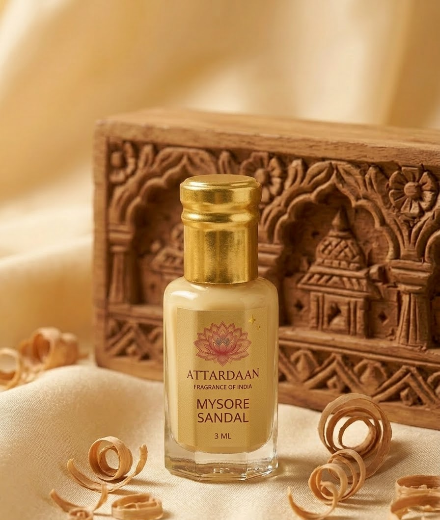 Mysore Sandal Attar — Sandalwood Attar — 3 ml bottle — Attardaan India