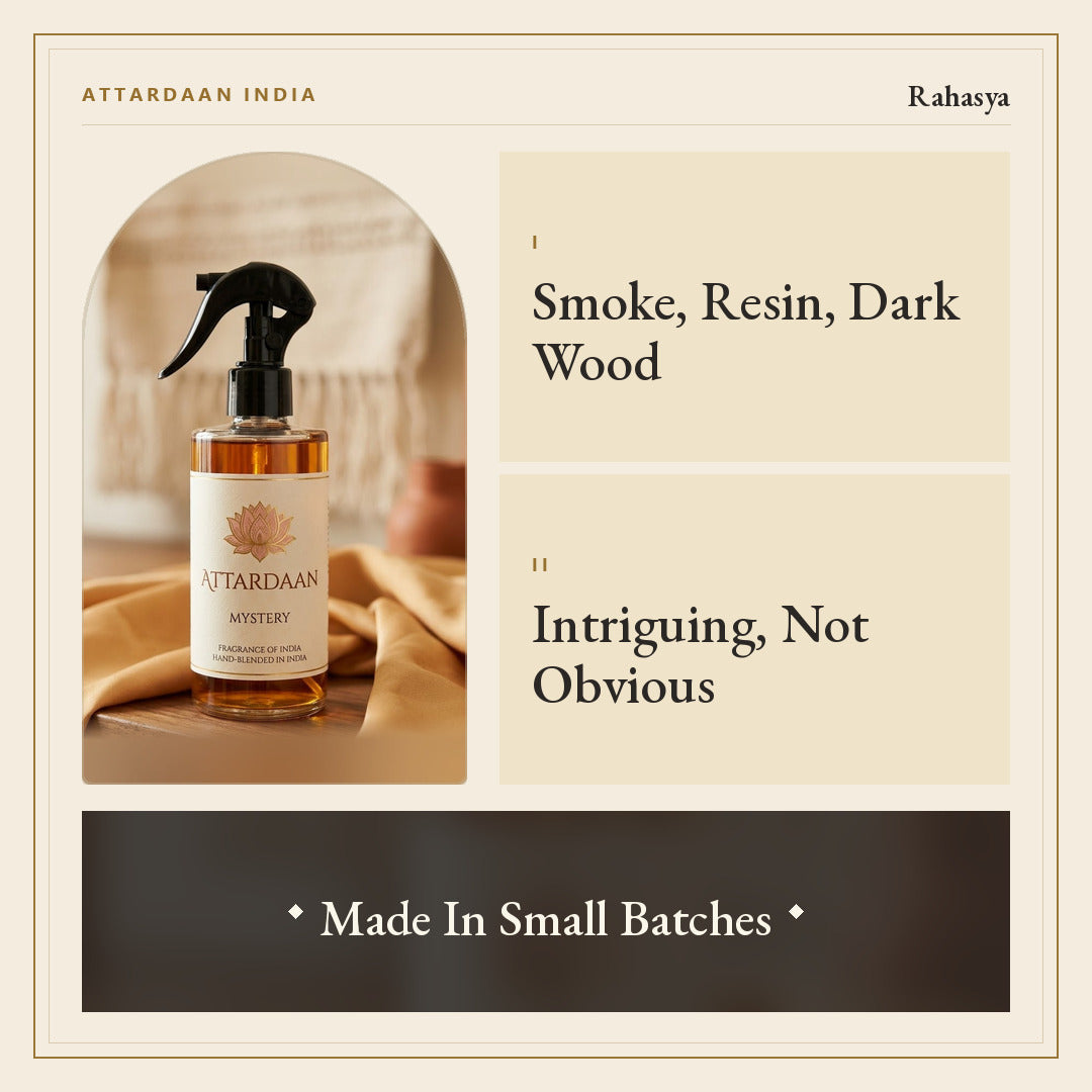 Rahasya — Mystery Woody Room Spray — Attardaan India