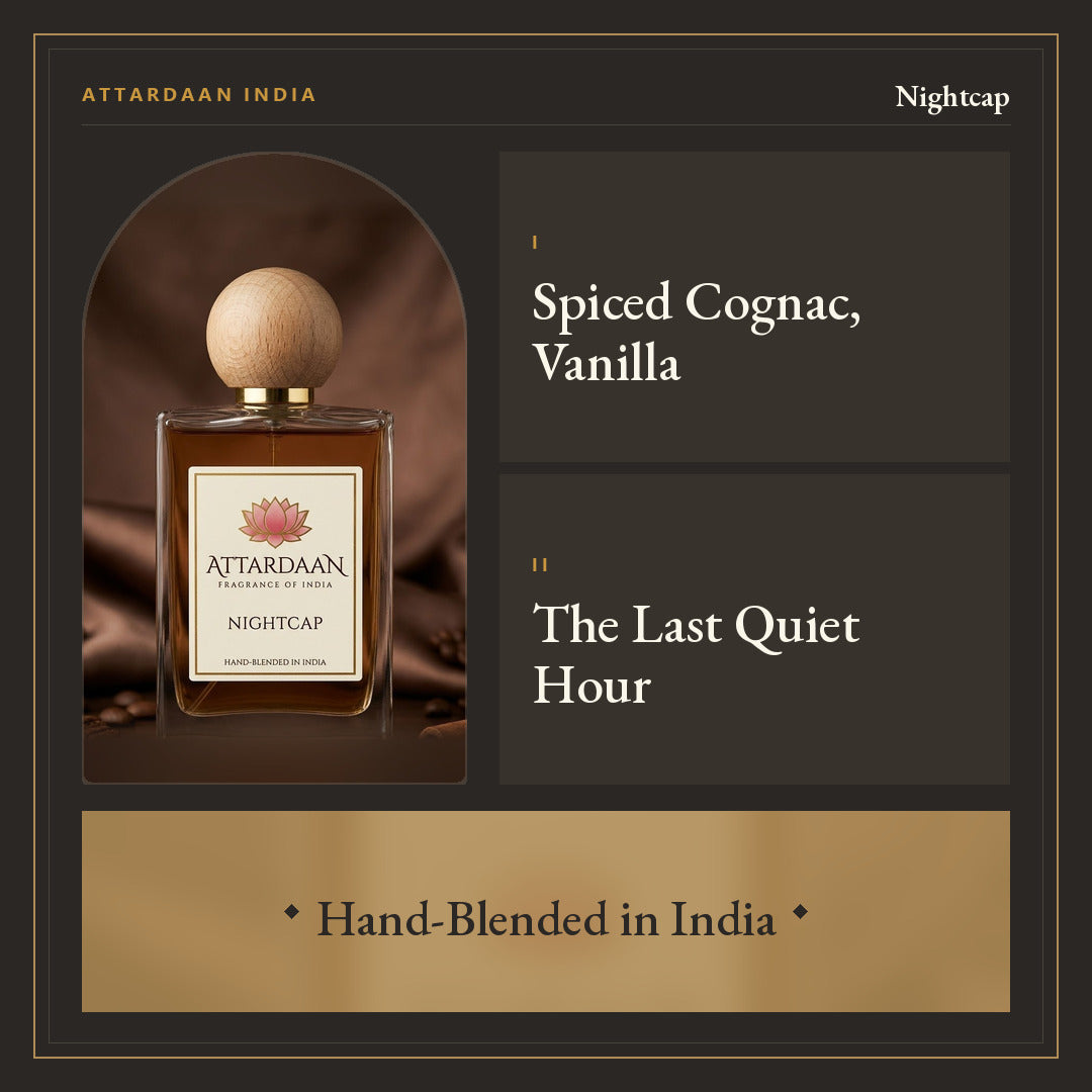Nightcap — Cognac & Vanilla Extrait de Parfum — Attardaan India