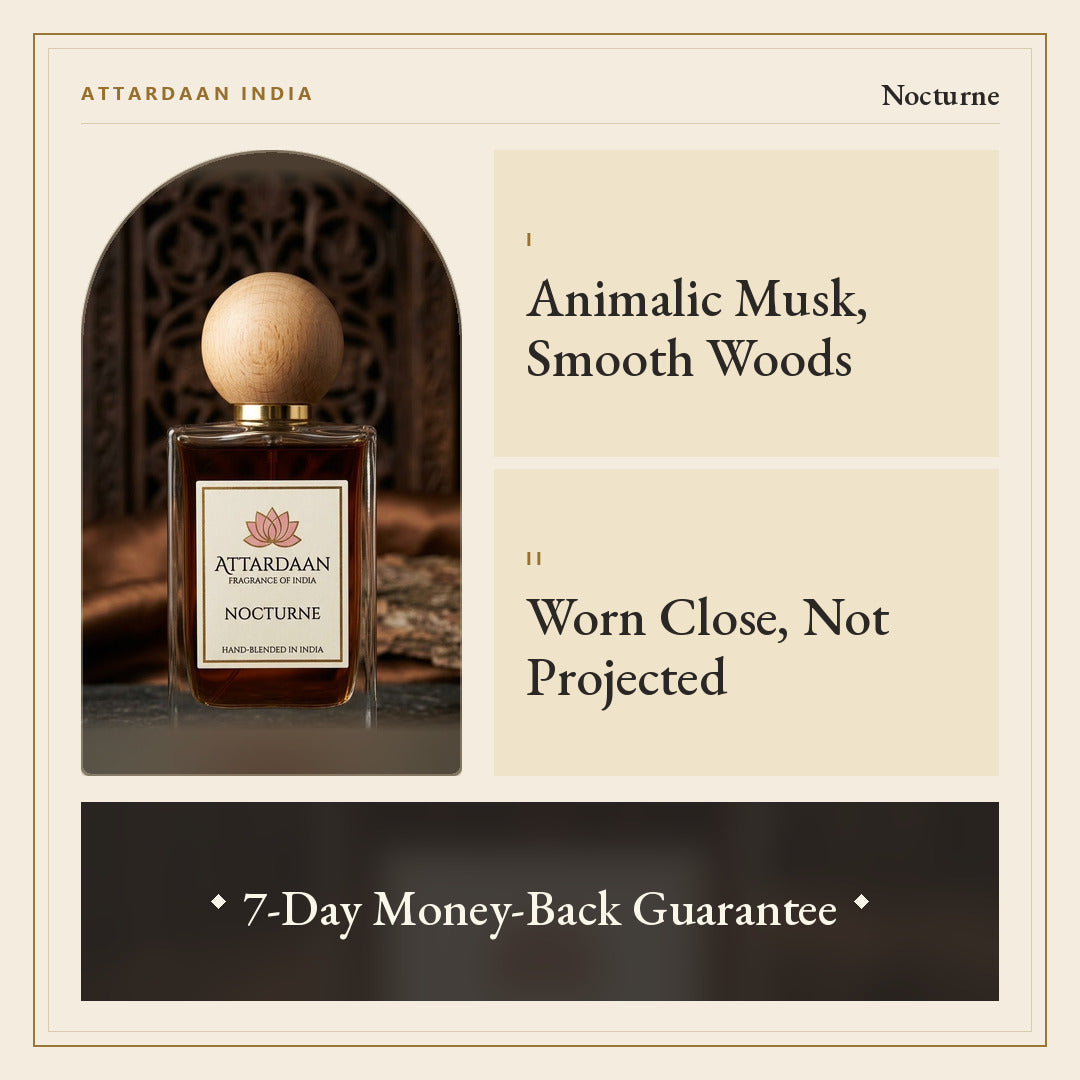 Nocturne — Musk & Woods Eau de Parfum for Men — Attardaan India