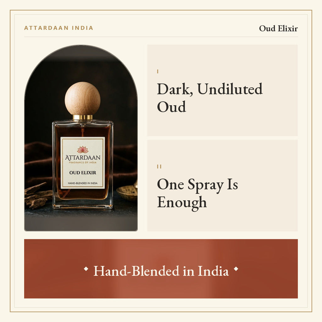 Oud Elixir — Smoky Oud Eau de Parfum — Attardaan India