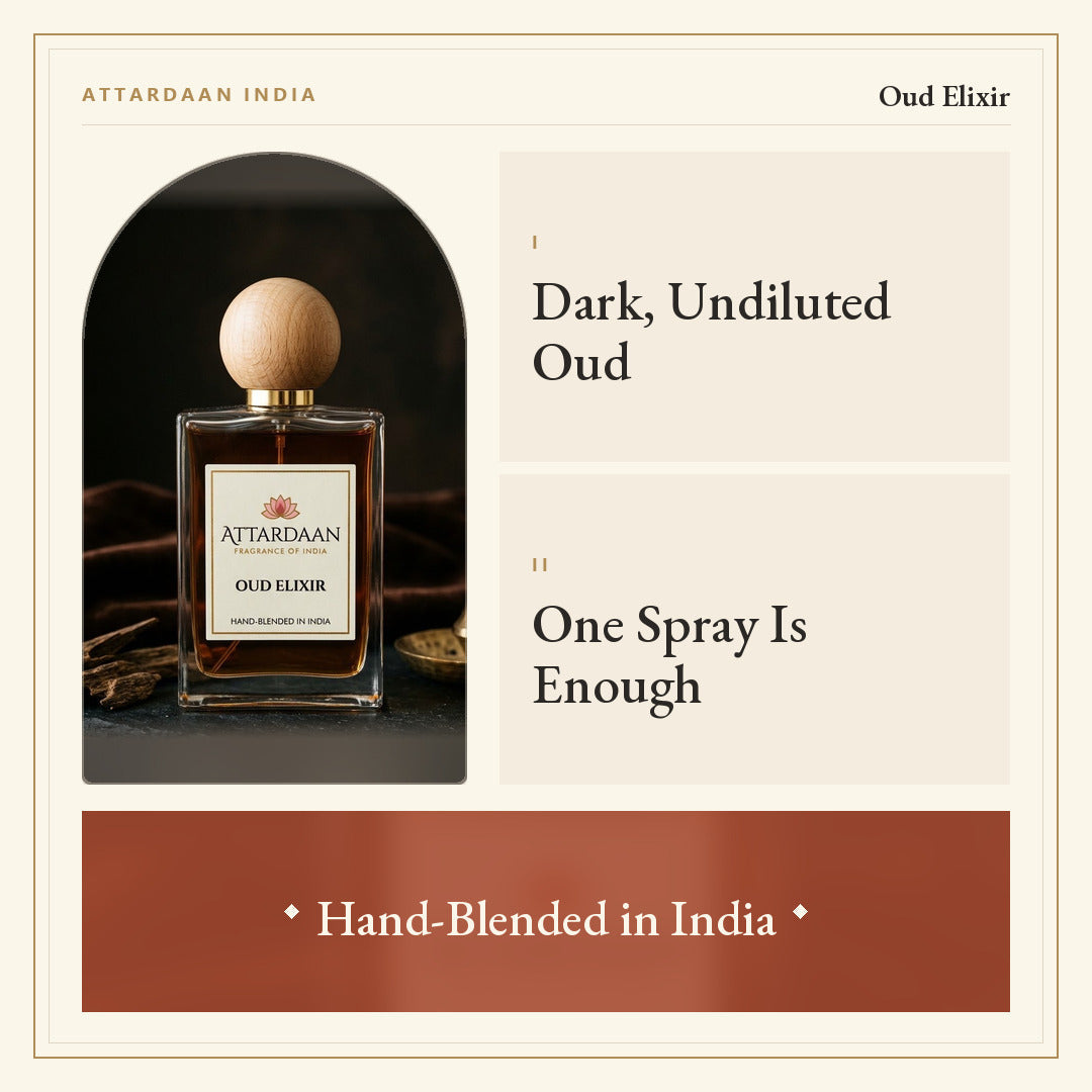 Oud Elixir — Smoky Oud Eau de Parfum — Attardaan India