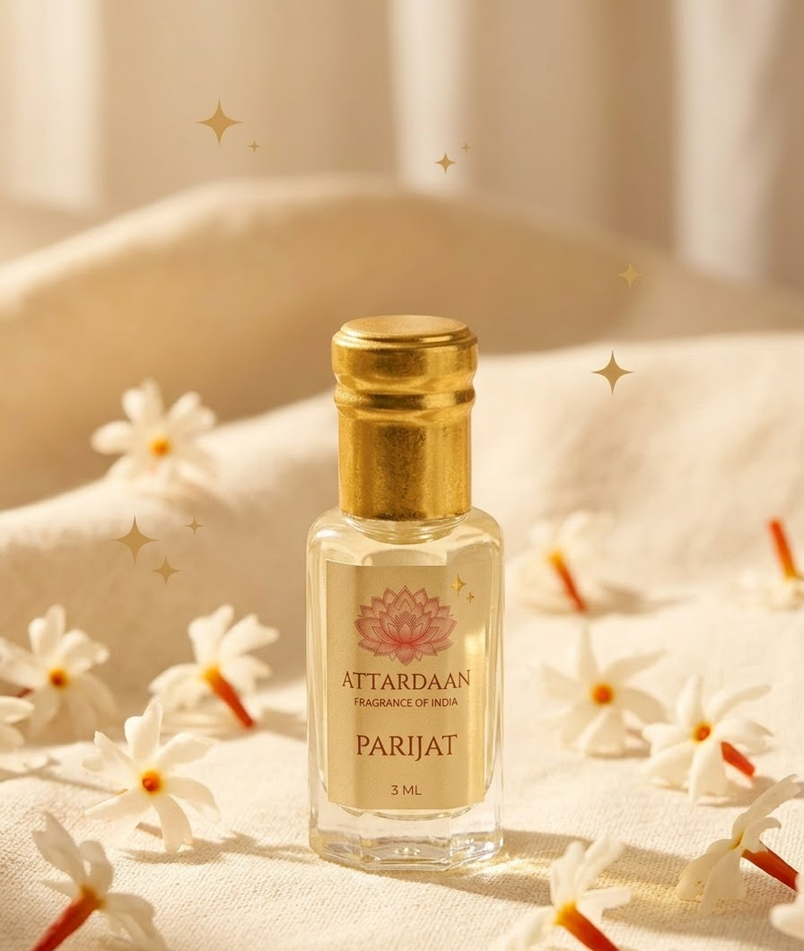 Parijat — Night Jasmine Attar — 3 ml bottle — Attardaan India