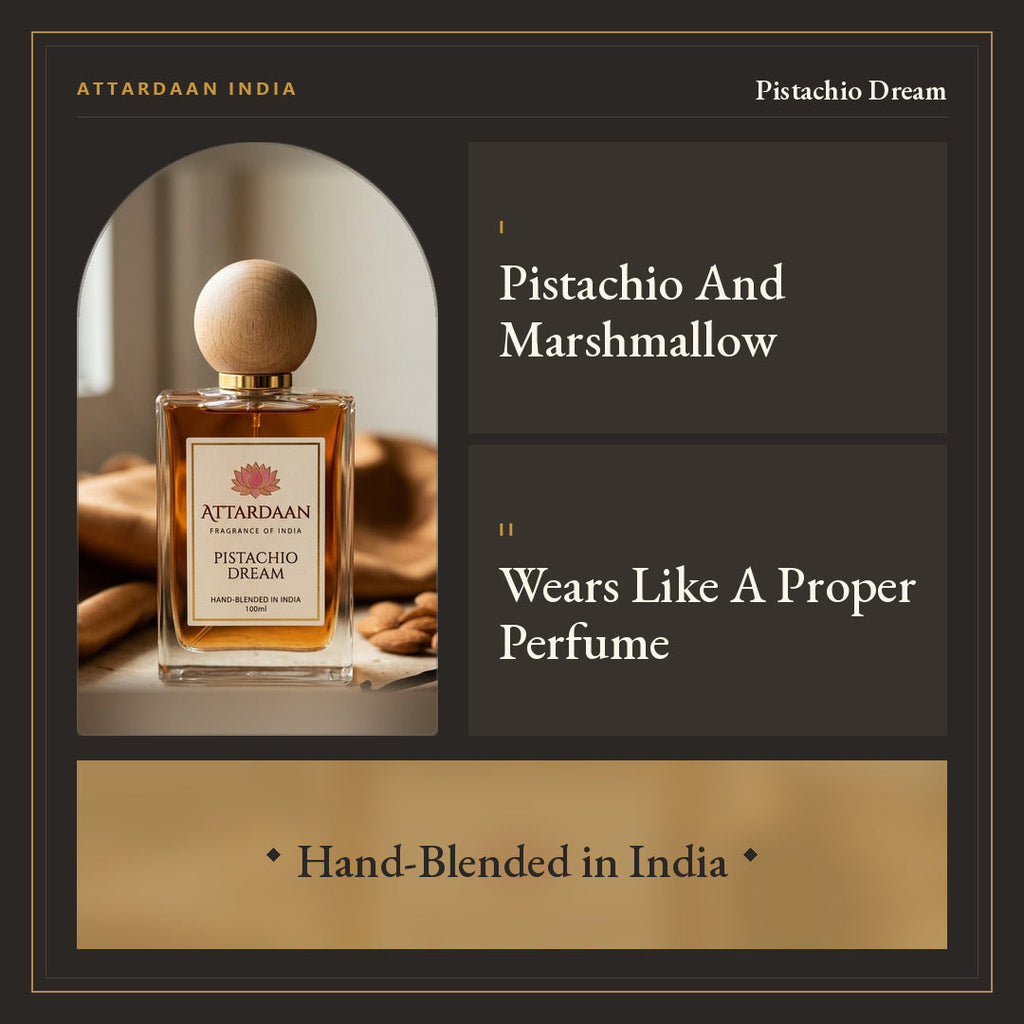 Pistachio Dream — Marshmallow & Vanilla Eau de Parfum — Attardaan India