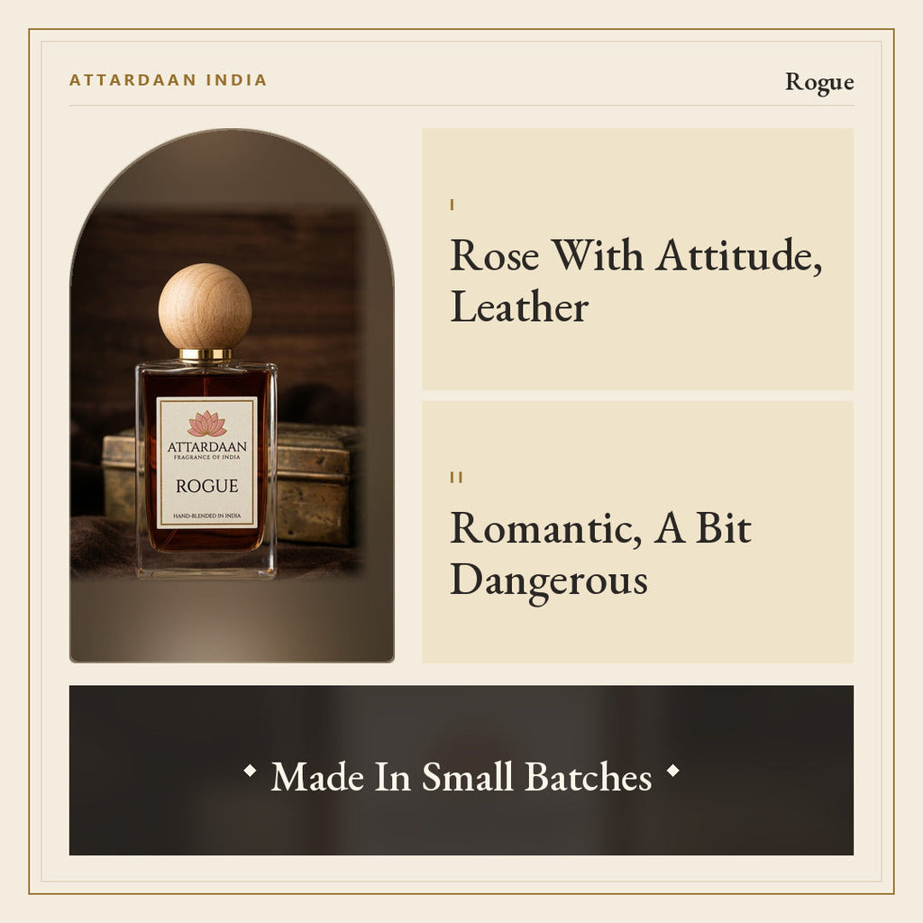 Rogue — Rose & Leather Eau de Parfum — Attardaan India