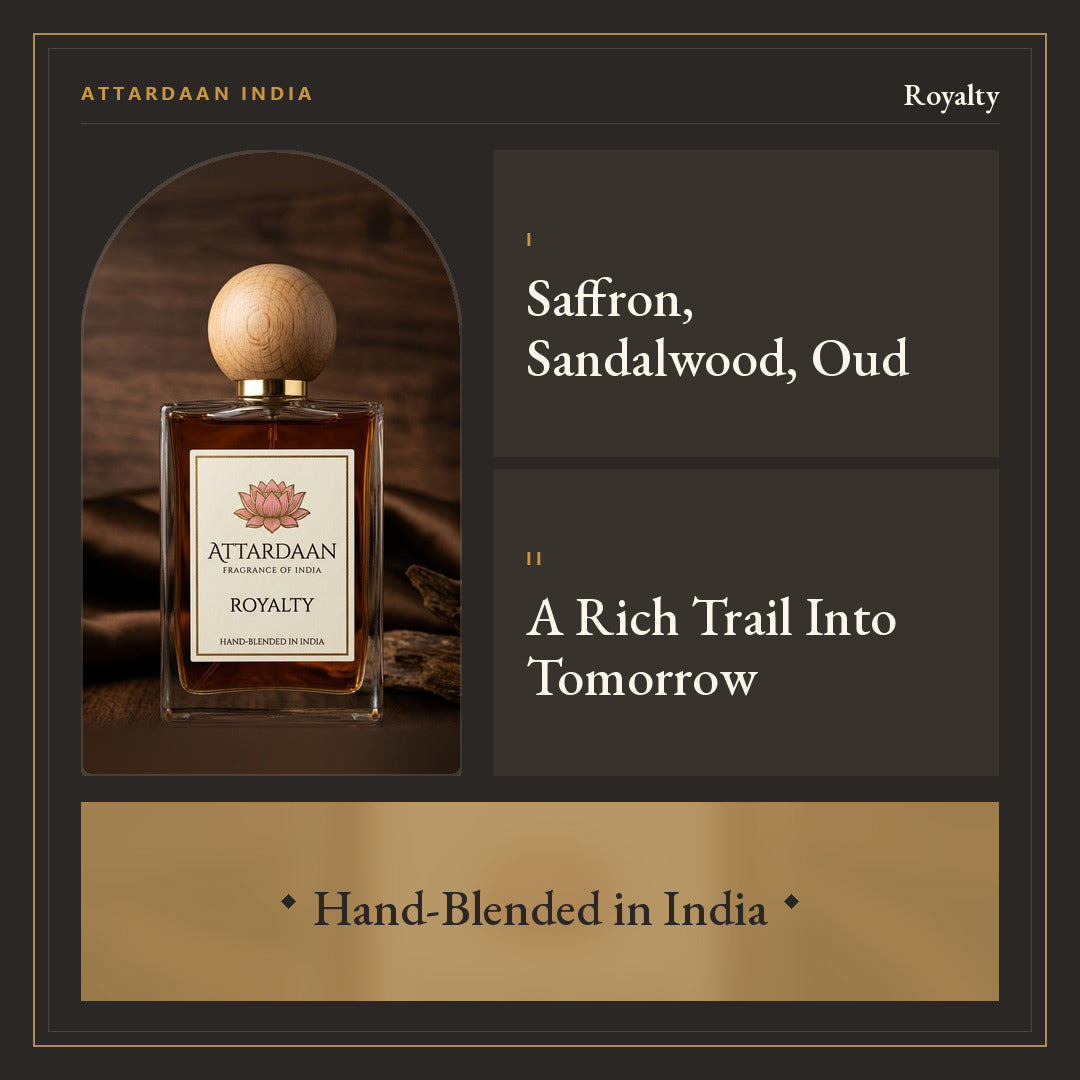 Royalty — Saffron, Sandalwood & Agarwood Eau de Parfum — Attardaan India
