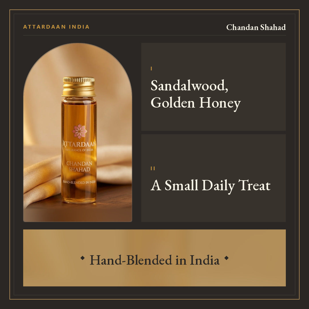 Chandan Shahad — Sandalwood & Honey Car Perfume