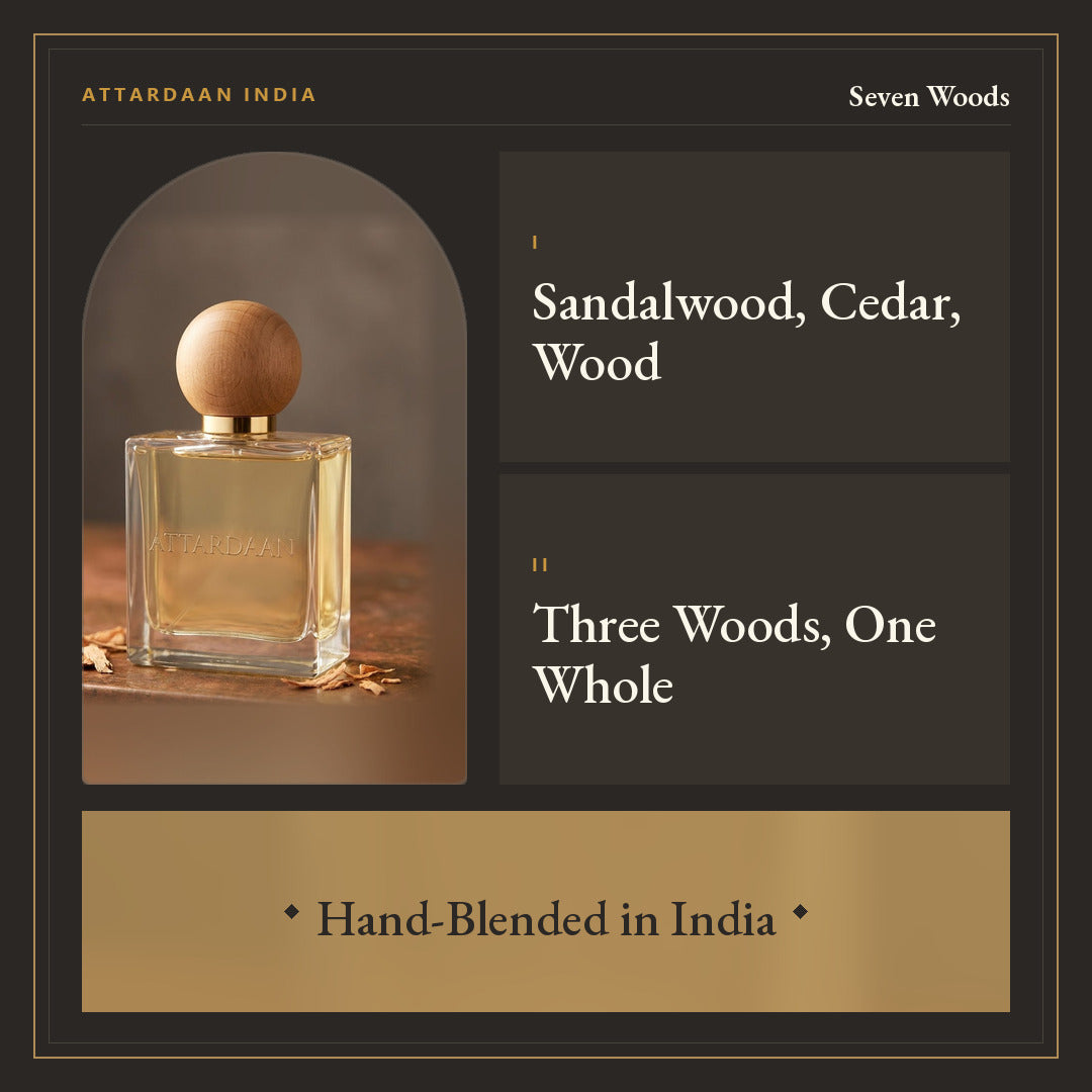 Seven Woods — Sandalwood, Cedar & Palo Santo Eau de Parfum