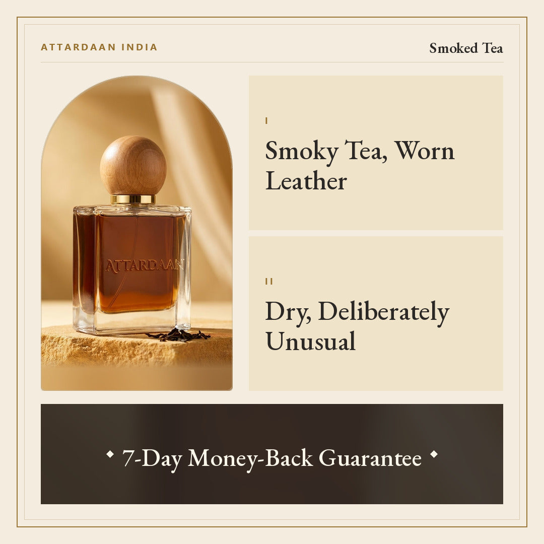 Smoked Tea — Black Tea, Leather & Incense Extrait de Parfum for Men