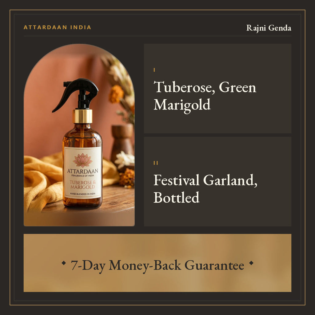 Rajni Genda — Tuberose & Marigold Room Spray